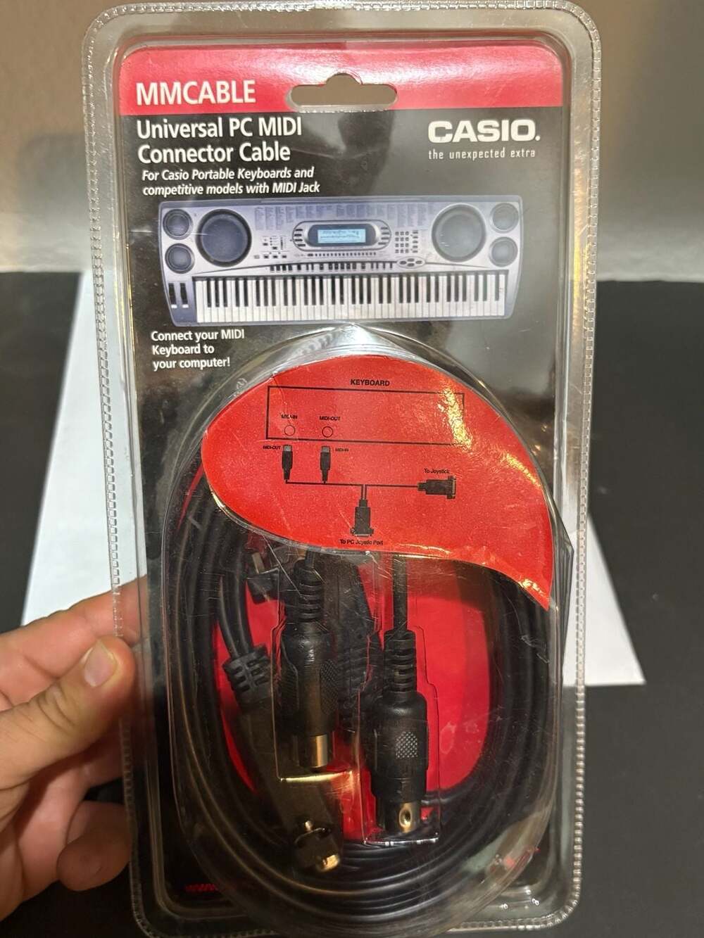 Casio MMCABLE Universal PC MIDI Connector Cable